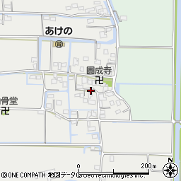 福岡県柳川市大和町明野997周辺の地図