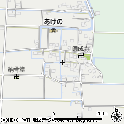 福岡県柳川市大和町明野984周辺の地図