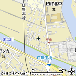 大分県臼杵市江無田101周辺の地図