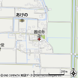 福岡県柳川市大和町明野963周辺の地図