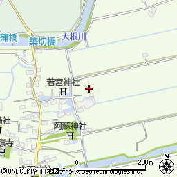 福岡県みやま市高田町海津1周辺の地図