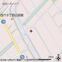 福岡県柳川市大浜町640周辺の地図