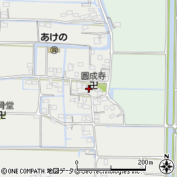 福岡県柳川市大和町明野965周辺の地図