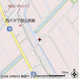 福岡県柳川市大浜町641周辺の地図