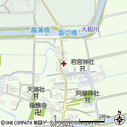 福岡県みやま市高田町海津2059周辺の地図