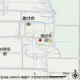 福岡県柳川市大和町明野971-1周辺の地図