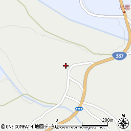 熊本県阿蘇郡小国町上田3225周辺の地図