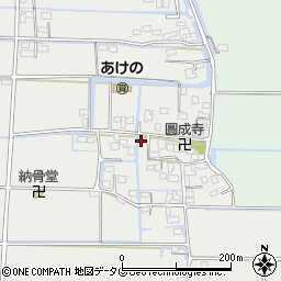 福岡県柳川市大和町明野982周辺の地図
