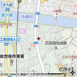 東建コーポレーション株式会社　ホームメイト佐世保店周辺の地図