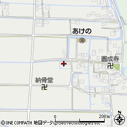 福岡県柳川市大和町明野911周辺の地図