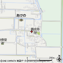 福岡県柳川市大和町明野970周辺の地図