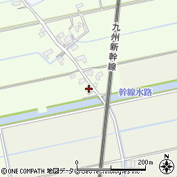 福岡県みやま市高田町海津557周辺の地図