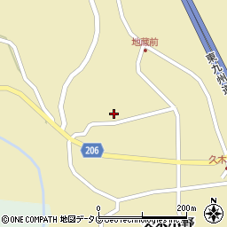 大分県臼杵市久木小野242周辺の地図