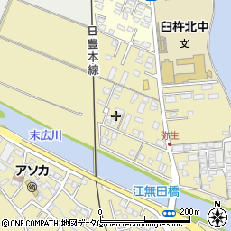 大分県臼杵市江無田96周辺の地図