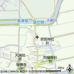 福岡県みやま市高田町海津2070周辺の地図