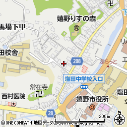 佐賀銀行塩田支店 ＡＴＭ周辺の地図