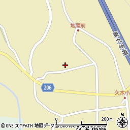 大分県臼杵市久木小野243周辺の地図