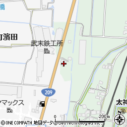 福岡県みやま市瀬高町太神1477周辺の地図