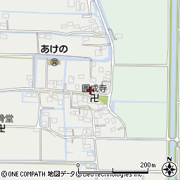 福岡県柳川市大和町明野941周辺の地図
