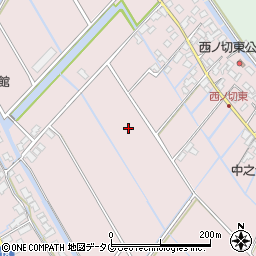 福岡県柳川市大浜町周辺の地図