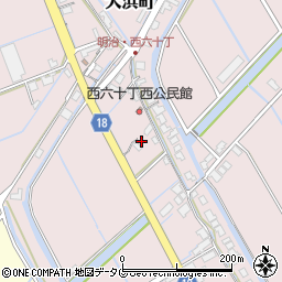 福岡県柳川市大浜町1144周辺の地図