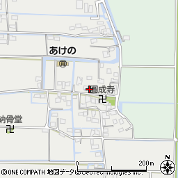 福岡県柳川市大和町明野934周辺の地図