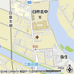 大分県臼杵市江無田129周辺の地図