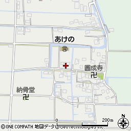 福岡県柳川市大和町明野926周辺の地図