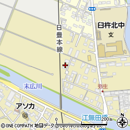 大分県臼杵市江無田47周辺の地図