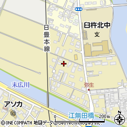 大分県臼杵市江無田97周辺の地図