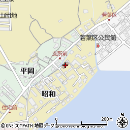 臼杵市海辺地区公民館周辺の地図