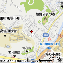 つる商店周辺の地図