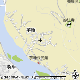 大分県臼杵市芋地1749-8周辺の地図