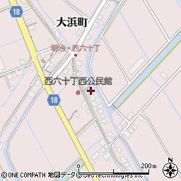 福岡県柳川市大浜町952周辺の地図