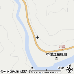 大分県日田市中津江村栃野2311周辺の地図