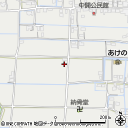 福岡県柳川市大和町明野894周辺の地図