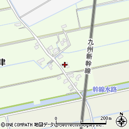 福岡県みやま市高田町海津543周辺の地図