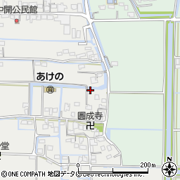 福岡県柳川市大和町明野950周辺の地図