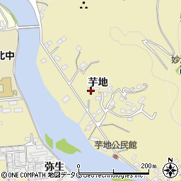 大分県臼杵市芋地1773周辺の地図