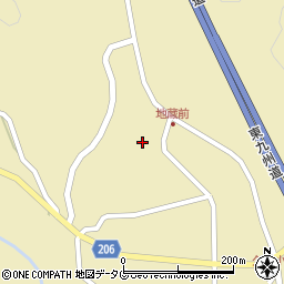 大分県臼杵市久木小野498周辺の地図