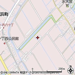 福岡県柳川市大浜町646周辺の地図