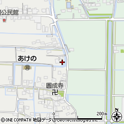 福岡県柳川市大和町明野834周辺の地図