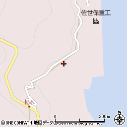 長崎県佐世保市庵浦町387周辺の地図