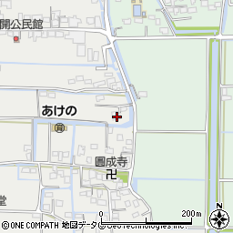 福岡県柳川市大和町明野835周辺の地図
