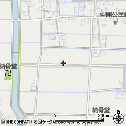 福岡県柳川市大和町明野861周辺の地図