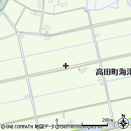 福岡県みやま市高田町海津113周辺の地図