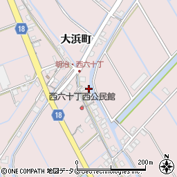 福岡県柳川市大浜町951周辺の地図