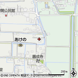 福岡県柳川市大和町明野832周辺の地図