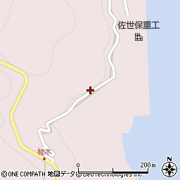 長崎県佐世保市庵浦町391周辺の地図