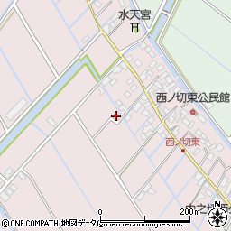福岡県柳川市大浜町627-1周辺の地図